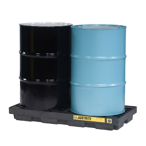 2 Drum Plastic Pallet, EcoPolyBlend™, 28625